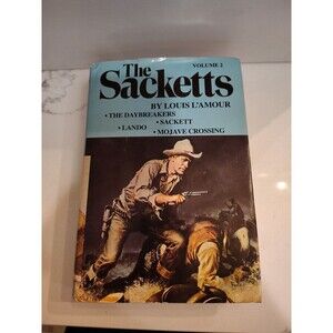 HCDJ The Sacketts Vol 2 by Louis L'Amour Day breakers Sackett lando Mojave Xing